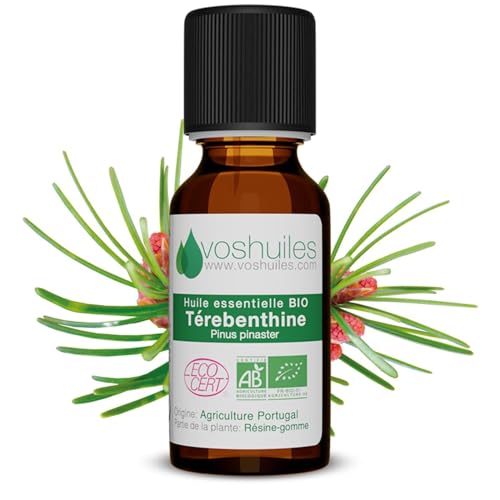 VOSHUILES - Huile Essentielle de Térébenthine - Distillation Intégrale à