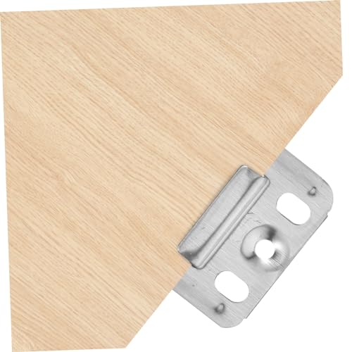 Image of Angoily 100pcs Heavy Duty Stainless Steel Picture Hangers Integrated Wall Panel Clamps for Easy Installation of Frames Mirrors and Art Bamboo Walls