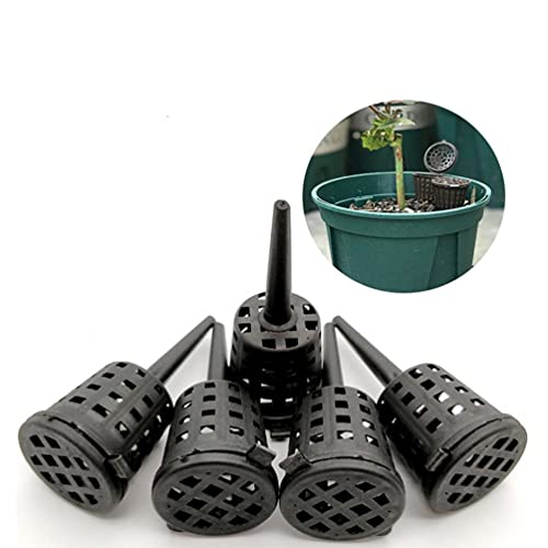 Yardwe 150Pcs Bonsai Fertilizer Box Mini Automatic Planting Fertilizers Baskets With Lid Slow Release Fertilization Control Container For Garden Plant Succulent Orchid #TOP22