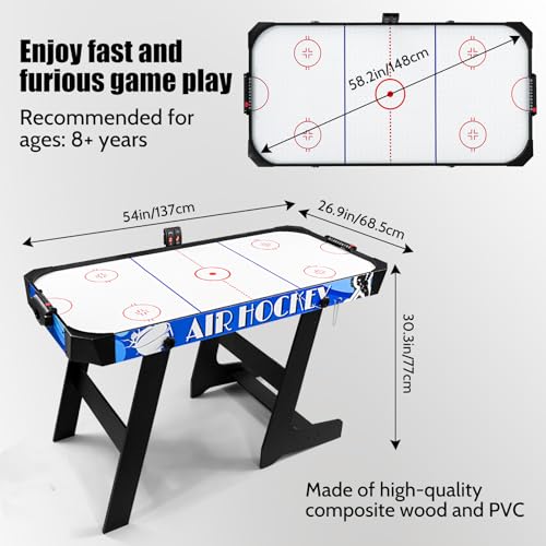 Seydrey 54In Folding Air Hockey Table For Family thumb #1