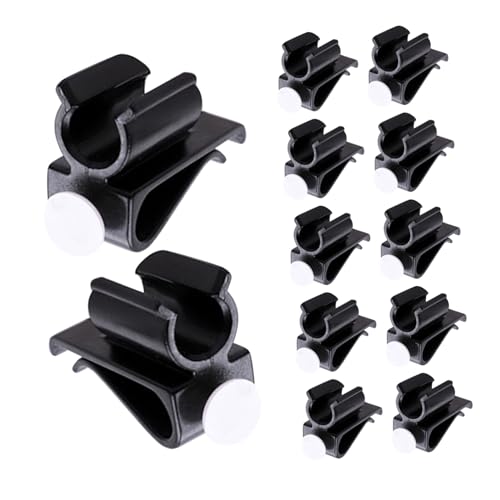 LEDMOMO 14個軽量ゴルフバッグクリップ プラスチック製パター固定具 クラブ整理用クランプ ゴルフアクセサリー メンズ レディース用 アウト