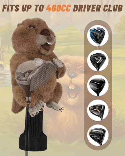 Big Teeth Groundhog Plush Headcover