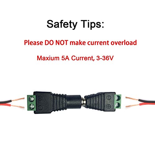 Image of CARE 'N' TOUCH (2 Set Screw Fastening Type Male and Female DC Power Plug-Connector (2 Male + 2 Female)
