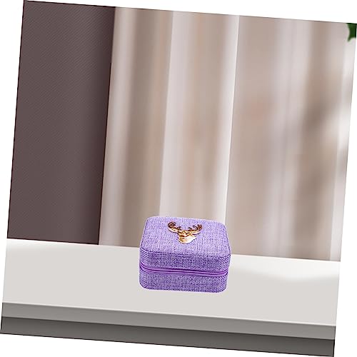 Écrin de rangement bijoux élégant en finition soignée pour accessoires précieux