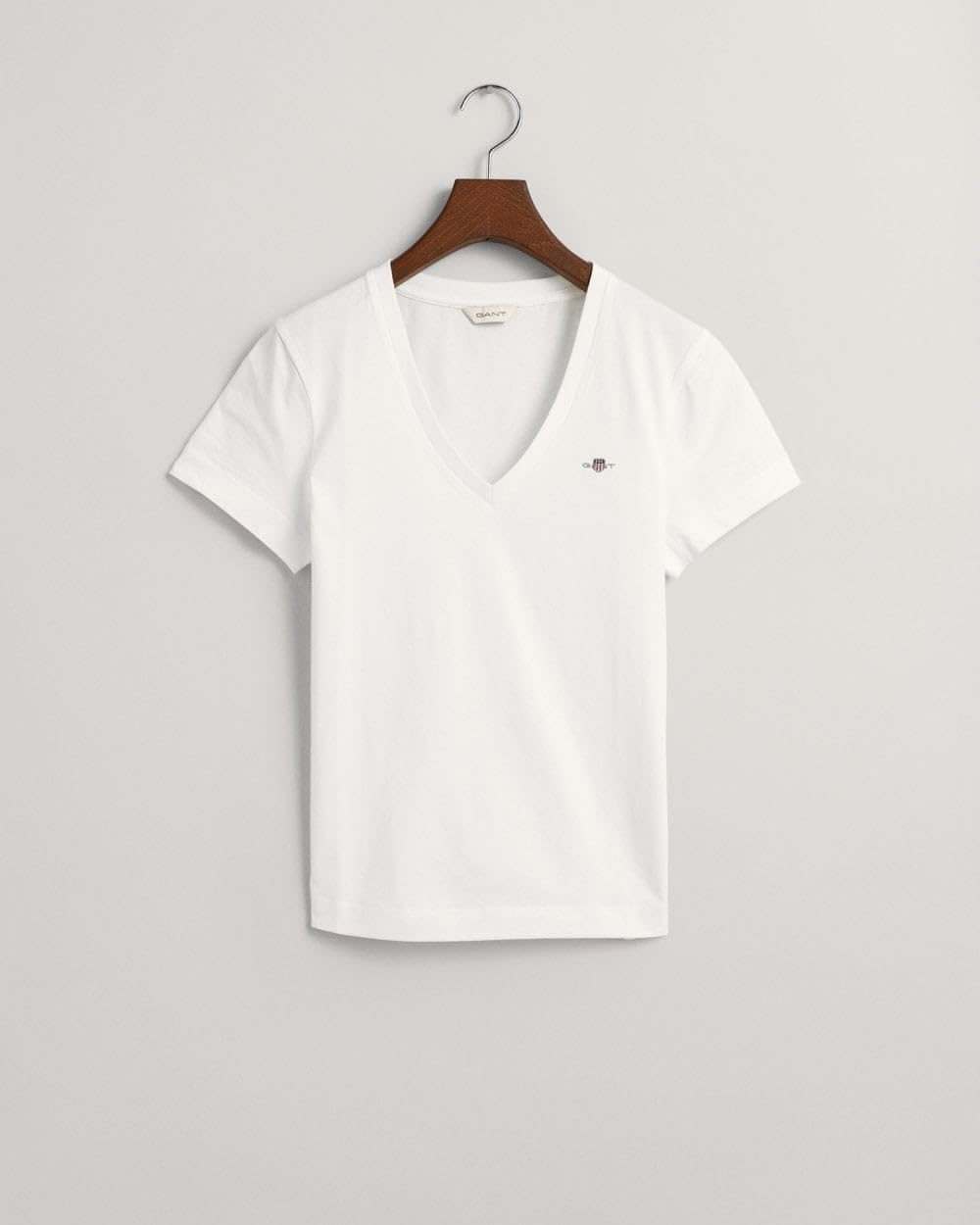 GANT Koszulka Kobiety Reg Shield Ss T-shirt Z Dekoltem W Serek