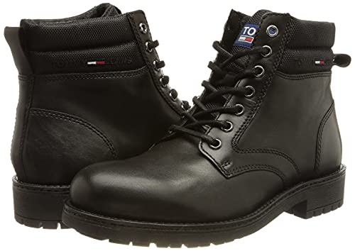 Tommy Jeans Stivale Classico Corto con Lacci, Lace...