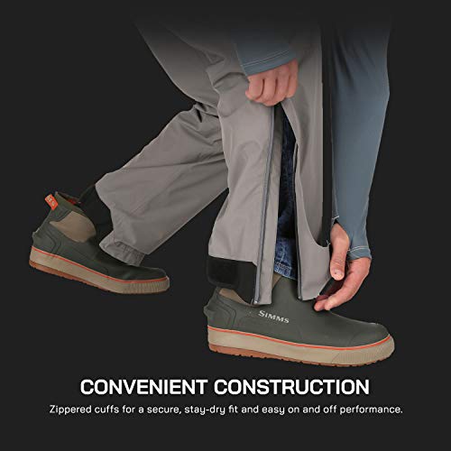 Simms Mens Challenger Waterproof Fishing Bib Overalls - Steel - Large #TOP4