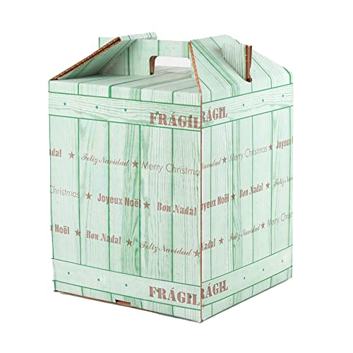 Cajas de cartón para lote de Navidad y paneras de regalo con impresión navideña ONLY BOXES