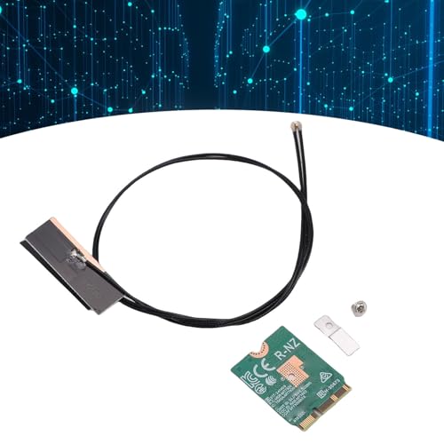 WiFi 6E Wireless Card, Dual Band 2.4GHz 5GHz M.2 NGFF Laptop Network Card 1800Mbps, con Bluetooth 5.2 y MU MIMO, para Windows 10, Windows 11 y OpenWrt miniatura 3