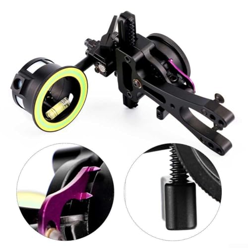 ZAMETTER Amy Single Pin Aluminum Alloy Sight Recurve Bow Sight, Compound Bow Accessories Combination Set - Image 3