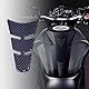4R Quattroerre.it 18046 Tankpad 3D Motorrad Tankschutz Mini Slim, Carbon Hi-Lux, 8.5 x 13 cm