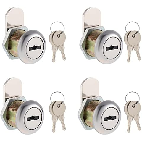 HSEAMALL 4PCS 16mm Mailbox and Cabinet Locks Cover