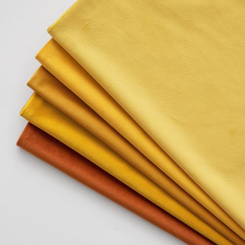 Miniatura 7 de Miulee Terciopelo Funda De Cojines Funda De Almohada Del Sofá Throw Cojín Decoración Almohada Caso De La Cubierta Decorativo Almohada Para Sala De Estar 55 X 55cm 22 X22 2 Piezas Amarillo Anaranjado