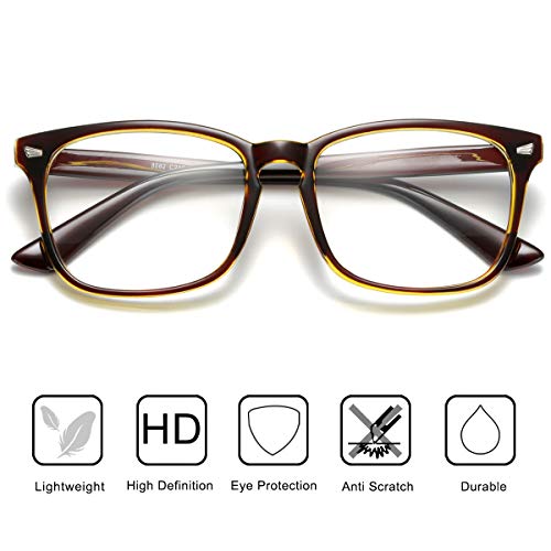 Image of Square Blue Light Blocking Glasses,Computer /Gaming /Screen Glasses for Women or Men