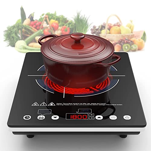 Vbgk Double Induction Cooktop, Electric Cooktop With 9 Power Levels, Kids Lock & Timer, Overheat Protection #TOP13