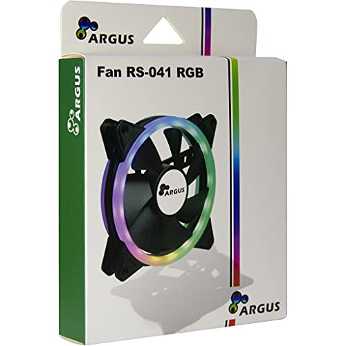 Intertech Fan Argus RS-041 LED RGB, Black - Image 4