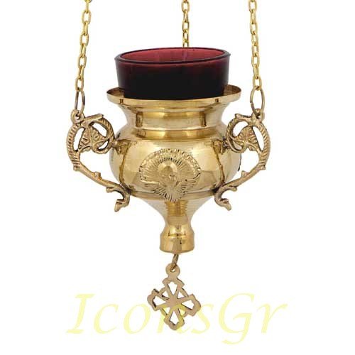 Buy Orthodox Greek Christian Bronze Hanging Votive Vigil Oil Lamp with