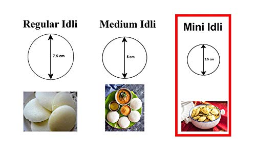 HAZEL Idli Maker Stainless Steel | Mini Idli Maker Set of 5, Silver | Idli Stand for 18 Idlis Per Plate