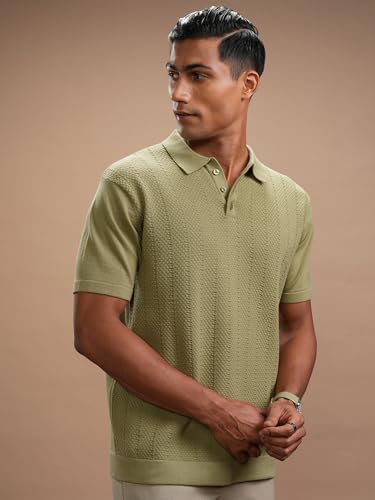 Image of Highlander Men's Polo Tshirt | Flat Knit | Regular Fit | Polo T-Shirt for Man