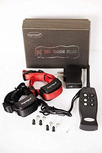 Dogwidgets® 2 Dog Training Shock Collar with Remote Rechargeable Electronic E-Collar Safe Pet with Individual Vibration for Each Dog for Small, Medium and Large Trainer Obedience Collar