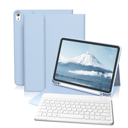 GKABXY Hülle mit Tastatur für iPad A16 11/10 Generation 2025/2022, 11/10.9" – Ansicht 1