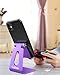 CreaDream Adjustable Cell Phone Stand, Phone Stand, Cradle, Dock, Holder, Aluminum Desktop Stand Compatible with Phone 15 14 13 12 11 Pro Max Plus SE, Accessories Desk, All Mobile Phones-Dark Purple