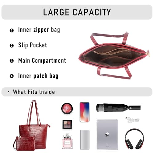 Image of Chinllo Tote Bag for Women, Medium Top Handle Handbags Purse