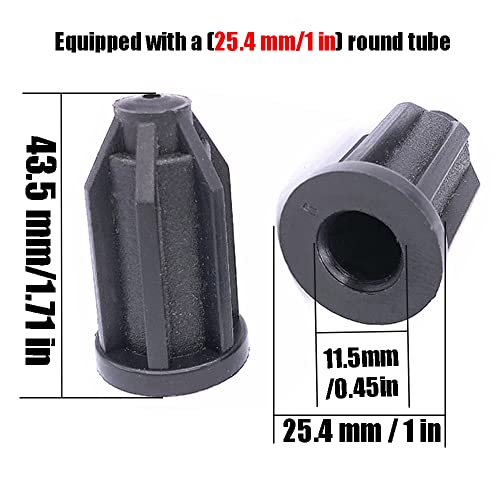 Wvapzwr 25MM CASTER 10Pcs Caster Socket Sleeve Round Inserts thumb #1