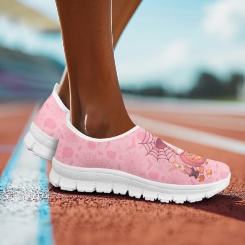 Image of Floral Sneakers for Women Colorful Art Shoes for Women Slip On Casual Work Shoes