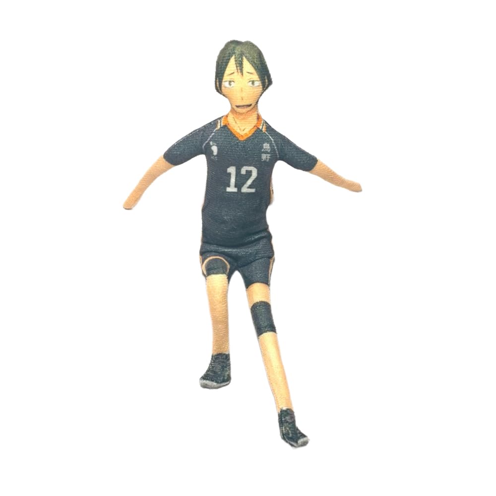 Xinchangda Tadashi Yamaguchi Plush Figurine Anime Tadashi Yamaguchi Plush 28cm Funny Soft Padded Figure Active Joint Figure Decoration Gift