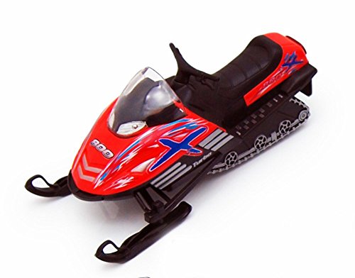KiNSMART Snowmobile Die Cast Metal Model Toy (Orange)