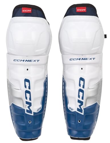 Protège-tibias hockey CCM Next Youth pour équipement d'initiation enfant