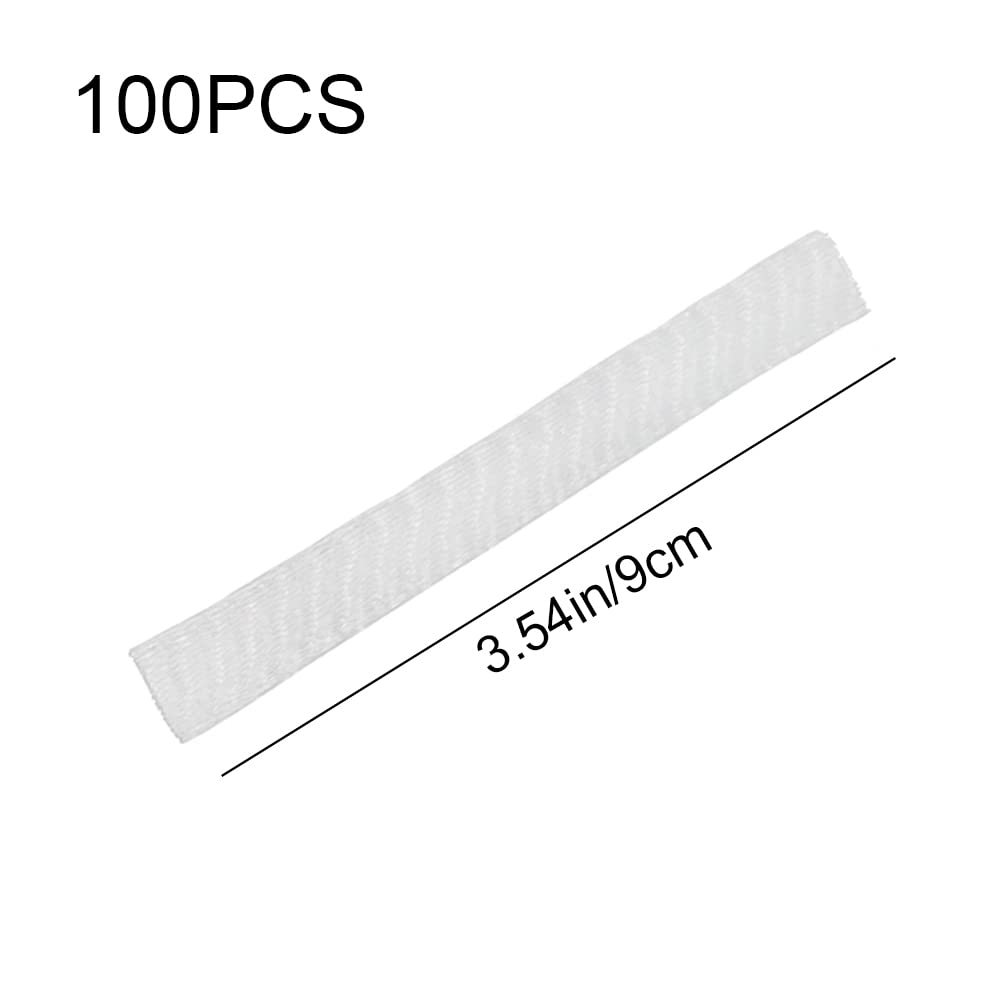 100 Pieces Expandable Makeup Brush Nets - Reusable Makeup Brush Meshes for Women and Girls Storing Cosmetic Brushes