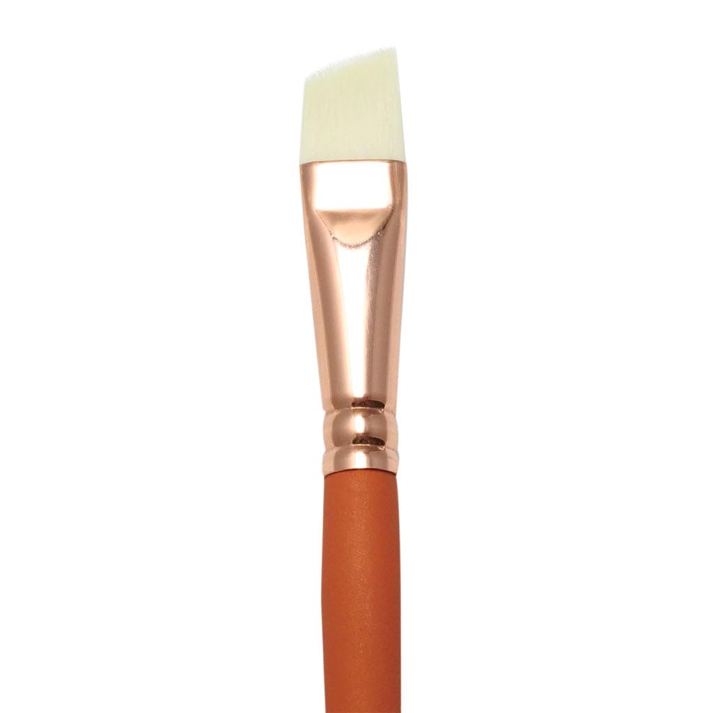 Royal & Langnickel R7500AB-8 Synthetic Bristle Acrylic and Oil Brush Angle Bright 8