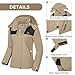 CAMELSPORTS Women's Rain Jacket Waterproof Hooded Windbreaker Windproof Lightweight Shell Raincoat for Outdoor Hiking