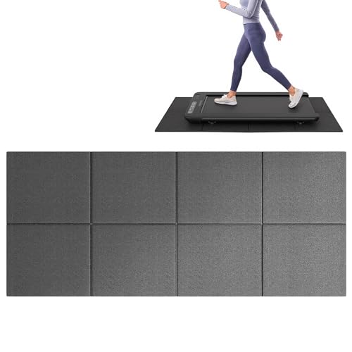 Image of Walking Pad Mat Treadmill Mat for Carpet Floors,55x24 Hardwood Floor Protection, Mats for Under Walking pad /Treadmill /Bike /Exercise Equipment on Carpets, Noise Shock Absorption, Stationary