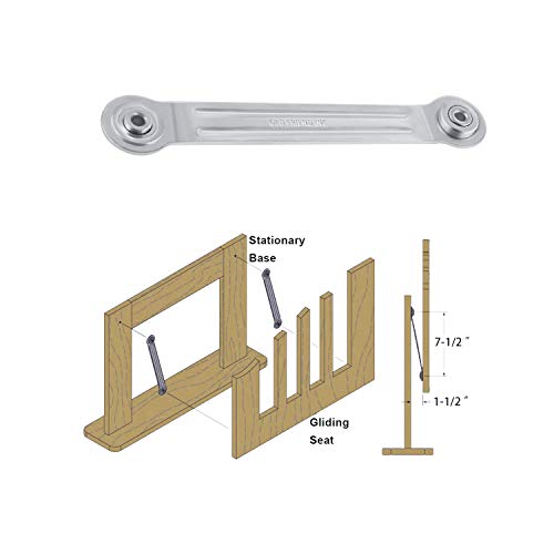 L Continue 4 Pack Glider Bracket Hardware, Hardware Center Distance 7-1/2" and Bolt Hole Diameter 1/4". - Thumbnail 7