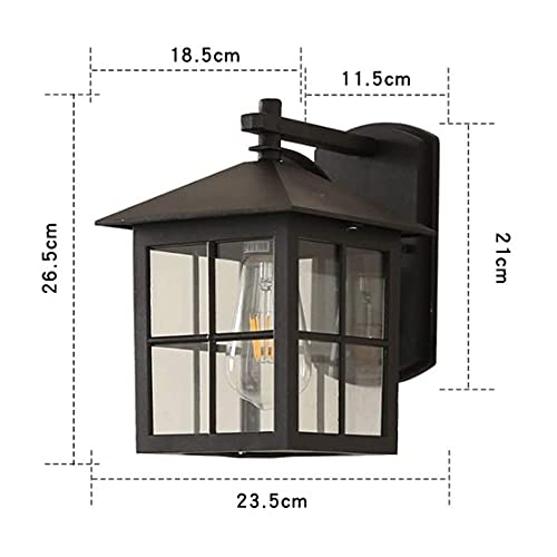 Applique murale extérieure antirouille : solution d'éclairage étanche pour cour - 8