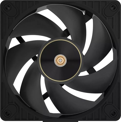 ASUS ProArt PF120 シングルパック – PMW 120mmファン、高性能、28mmフレーム、LCPブレード、静音動作、精密エンジニアリング、チェーンコネクタ、ブラック。