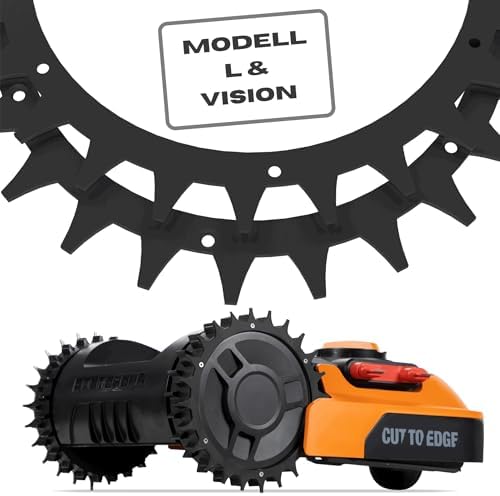 RIVERSHINE Spikes Für Husqvarna Mähroboter - Verzinkter Stahl Für Bessere Traktion