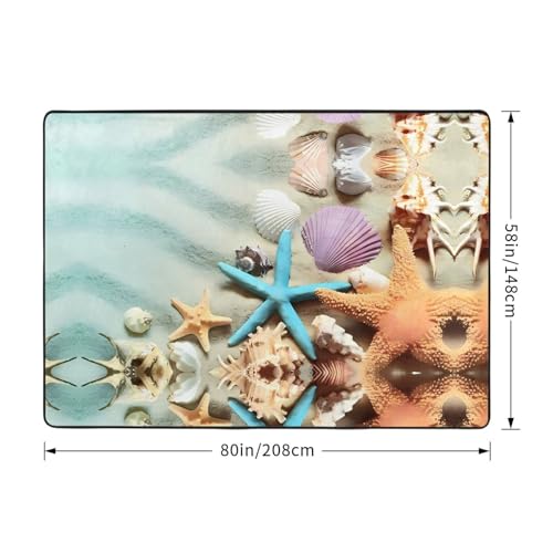 Alfombra de estrellas de mar 80x58 ultra absorbente para hogar y oficina 4