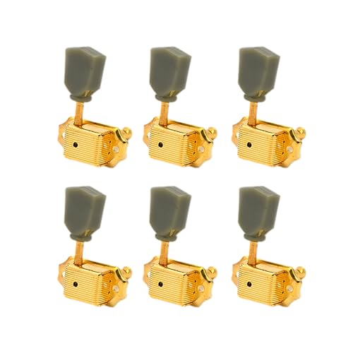 6Pcs Electric Guitar Strings Semi Closed Tuning Pegs Keys Tuner Machines Head For Acoustics Guitar Easy To Use