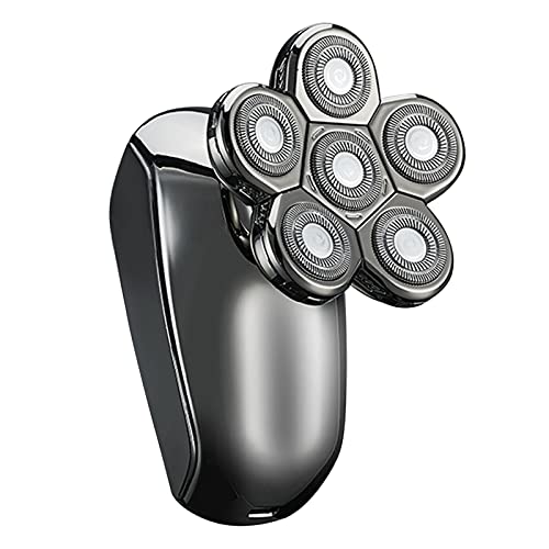 Barbeador elétrico de corpo inteiro para lavagem de corpo masculino, barbeador de cabeça de seis pon