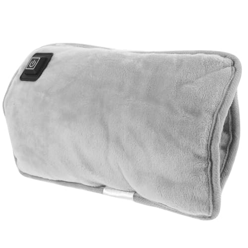 TEMPNAP Bolsa Calentadora de Manos Eléctrica USB Funda de Felpa Cálida, Alivio de Dolor para Músculos y Cuello, Adecuado para Invierno y Uso en Cama