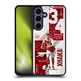 Head Case Designs Officially Licensed Arsenal FC Granit Xhaka 2022/23 First Team Gel Armor Case [Military Grade Drop Protection] Compatible with Samsung Galaxy S25 FE