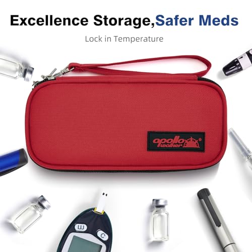 Image of apollo walker Insulin Cooler Travel Case with Ice Packs and Insulation
