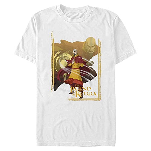 T-shirt Tenzin Nickelodeon blanc grande taille 4XL Tall pour homme