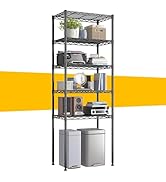 Amazon｜REIBII スチールラック メタルラック 耐荷重900kg 5段 幅82cm