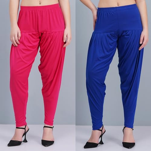 Image of Buy That Trendz Patiala Pants for Women Combo Regular Fit Cotton Patiala Salwar