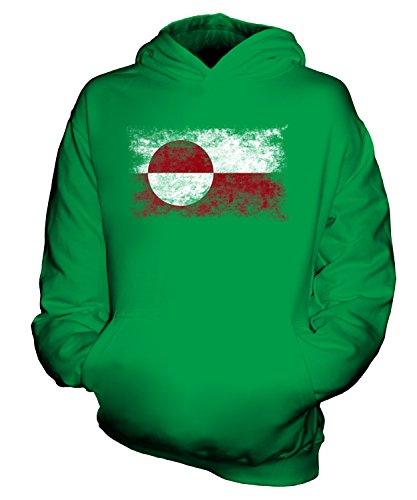 Sweat-shirt enfant drapeau Groenland délavé idée cadeau originale